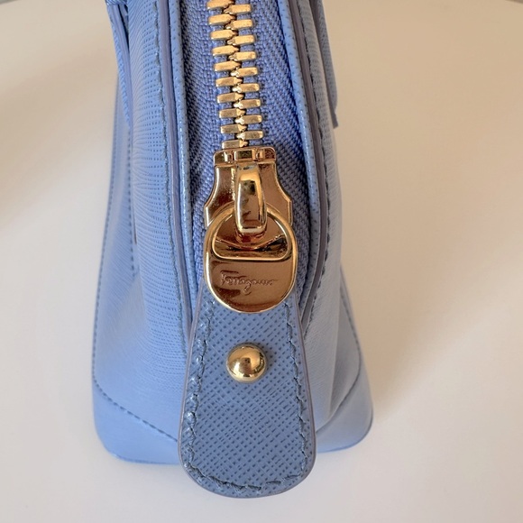 Salvatore Ferragamo Darina Handbag in Fleur Bleue - Picture 5 of 9